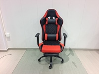 Chaises de bureau et de gaming colorées en gros avec repose-pieds, siège de gaming racing réglable