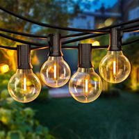 Ampoule à filament LED vintage Edison G40 de haute qualité, à intensité variable, avec télécommande pour le remplacement de lampes de jardin