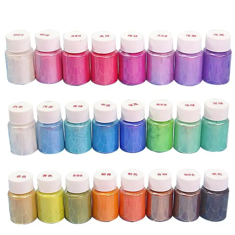 30 Colors Pearl Colorant for Resin Jewelry, DIY Slime, Candle Making