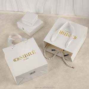 2025 Trending Custom Cardboard Luxury Printed Paper <b>Bag</b> Kraft Paper Gift <b>Bag</b> With Ribbon Handle for Shopping <b>Bag</b> - Product Image 3