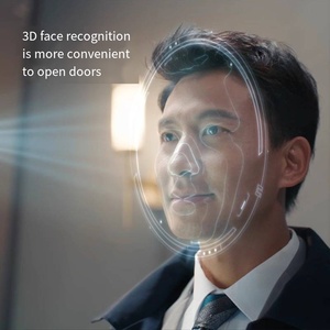 Porta di Sicurezza Intelligente Automatica Y1-P con Videocamera Campanello, Porta d'Ingresso Esterna in Acciaio per Case - Product Image 3