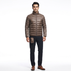Veste d'hiver en duvet de haute qualité 2026, veste légère en duvet, doudoune en duvet pour homme, unisexe, couleur kaki, manches longues - Product Image 1