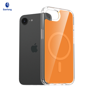 Funda Sanfeng Anti-Rayones Naranja para <span class=keywords><strong>iPhone</strong></span> 17e con Cubierta Trasera de Color Puro, Magnética, a Prueba de Golpes, Personalizada, Venta al Por Mayor - Product Image 1