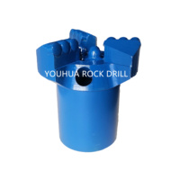 120mm 3 ailes PDC Concave Bit Non Carottage Pdc Foret pour Puits D'eau Minier