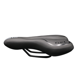 Selle de vélo de montagne RIDERACE en éponge creuse, surface en cuir PU, remplie de silice, coussin amortissant, siège de vélo - Product Image 2