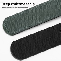 Sangle de ceinture tactique pour armes de fabrique, en sangle tissée à chevrons 3,8 cm (1,5 po), double couche renforcée, à cliquet, robuste et haute ténacité