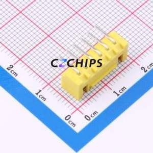 A254E1W1-2H6P12 Wire-to-Board Pin Header Bent Lead Through Hole,P=2.5mm Connector 1x6P 2.5mm Right Angle Insert XHB - Product Image 2