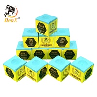 Craie de billard BenX en cubes, accessoires pour table de billard, craie pour queue de billard de qualité supérieure, couleur et marque personnalisées