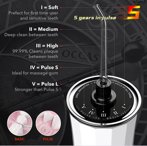 Irrigador Bucal Portátil de 300ml <span class=keywords><strong>con</strong></span> USB Tipo-C, IPX7, Tanque Desmontable, Producto de <span class=keywords><strong>Limpieza</strong></span> Eléctrico para el Hogar, Venta al Por Mayor - Product Image 4