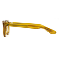 Lunettes de soleil Finione Summer Lime Green Candy Lens pour hommes et femmes, en acétate, rectangulaires, cool