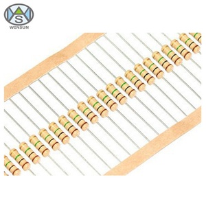 0.1ohm 1 5 10 20 100 200 1K <span class=keywords><strong>2K</strong></span> 5K 10K 100K 1M 10M 20M โอห์มการสลายตัวของความร้อนฟิล์มคาร์บอนตัวต้านทานคงที่