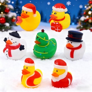 Juguetes de patito YIDA para niños, de vinilo blando y chirriante, para jugar en el agua del baño, para edades de 4 a 6 años, para la ducha y el baño. - Product Image 2
