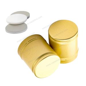 Joint torique stratifié Saranex doublure vin 30 60mm vis bouchons en aluminium - Product Image 3