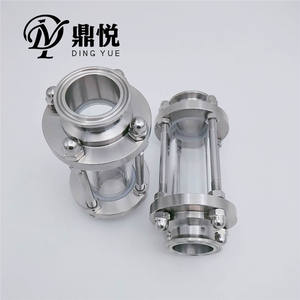 Tuberías de Mirilla de Acero Inoxidable de Instalación Rápida con Brida Sanitaria, Mirilla de Apertura Rápida de Paso Directo para Acceso Rápido - Product Image 3