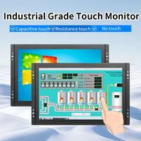 Monitor Layar Sentuh Kapasitif Open Frame Zhixianda 15.6 Inci 1920*1080, Dapat Dipasang di Dinding VESA, Layar LCD Industrial dengan HD VGA USB