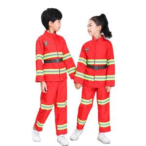 Carnaval Día <span class=keywords><strong>de</strong></span> la carrera Cosplay <span class=keywords><strong>traje</strong></span> para niños rojo Sam <span class=keywords><strong>bombero</strong></span> capa <span class=keywords><strong>bombero</strong></span> Halloween astronauta fiesta uniforme vestido - Product Image 4