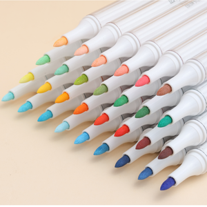 Pennarelli Acrilici Permanenti Languo M510-4 <span class=keywords><strong>Serie</strong></span> Verde Foresta con Nucleo in Cotone, Confezione Set - Product Image 4