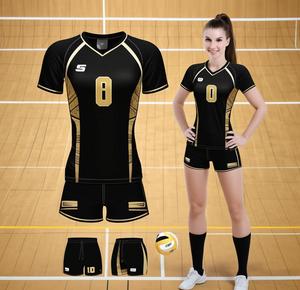 PURE 2025 personnalisé nouveauté volley-ball maillot ensembles manches courtes léger école volley-ball t-shirt Shorts volley-ball costume - Product Image 6
