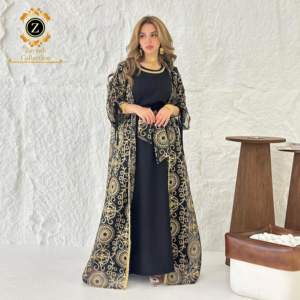 Zaynab mujeres musulmanas vestido Emmes bata alta calidad Abaya nueva <span class=keywords><strong>moda</strong></span> árabe chica últimos diseños Burqa Jalabiya Ramadan Abaya - Product Image 6