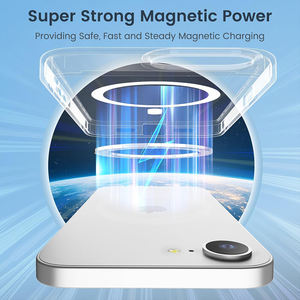 Funda magnética <span class=keywords><strong>para</strong></span> <span class=keywords><strong>iPhone</strong></span> 17 16E 15 14 Pro Max, funda híbrida a prueba de golpes <span class=keywords><strong>para</strong></span> <span class=keywords><strong>Iphone</strong></span> <span class=keywords><strong>SE</strong></span> 4 SE4 2025, carcasa de silicona trasera dura transparente - Product Image 4