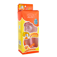 Bouteilles de lait pour bébé avec base, en silicone anti-coliques, avec impression de dessin animé personnalisée, logo personnalisé