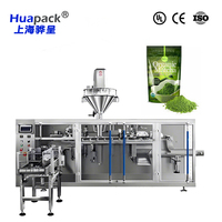 Machine de remplissage automatique haute précision pour sachets Doypack en plastique/papier avec fermeture éclair, pour 100g de protéines, café, cosmétiques, poudre de matcha