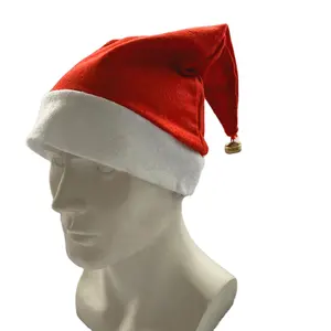 חדש למבוגרים לא ארוג פעמון כובע חג המולד סיטונאי קישוטי מסיבה חג המולד כובע מתנות קידום מכירות
