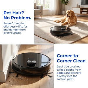 <b>Robot</b> Aspiradora Floor Cleaning <b>Robot</b> Self-Charging Dock Mopping Wet Dry Smart <b>Vacuum</b> Cleaner Household Hotel Plastic - Product Image 3