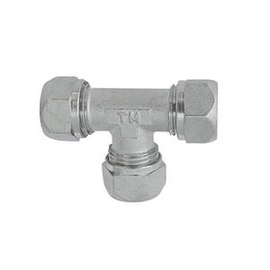 Connettore a T per raccordo idrico da giardino multistrato da 16 mm - Product Image 1