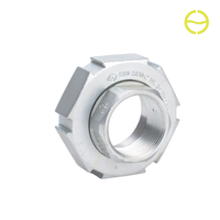 Raccord de tuyauterie fileté en acier inoxydable SS304, pièce moulée de précision pour la connexion de conduites industrielles