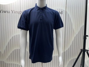 Polo pour homme de haute qualité, taille plus, 100% <span class=keywords><strong>coton</strong></span>, polos personnalisés <span class=keywords><strong>en</strong></span> <span class=keywords><strong>piqué</strong></span> avec logo brodé - Product Image 3