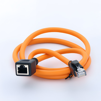 Câble d'extension RJ45 industriel KRONZ, haute flexibilité, Cat7 Cat8, femelle vers mâle, verrouillage par vis, blindé, câble réseau Ethernet 10 Gbps
