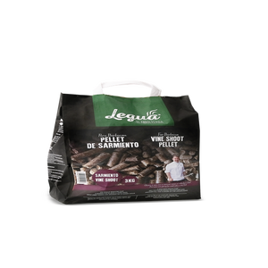 Pellets de bois séché au soleil Legua fabriqués en Espagne pour la cuisson, 3 kg de pellets de bourgeons de vigne - Product Image 1