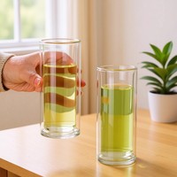Verre à double paroi en borosilicate épais, transparent, résistant à la chaleur, fait main, style nordique, réutilisable, compatible lave-vaisselle