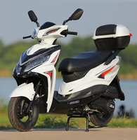 Scooter à essence 125cc 4 temps, mini-motocyclette de livraison avec une vitesse supérieure à 80 km/h et des pneus 3.50-10, capacité du réservoir de carburant 6,5 L