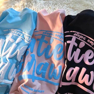 T-shirt personnalisé de haute qualité oversize 100% coton sérigraphie graphique lourde Streetwear vierge bouffée impression goutte épaule hommes - Product Image 3