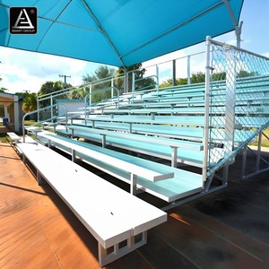 Bancs de tribunes en aluminium résistants aux intempéries pour événements sportifs en plein air, tribunes portables en aluminium avec toit - Product Image 4
