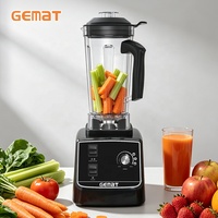 Mixeur Commercial Gemat 1800W, Blender, Mixeur, Boîtier en Plastique, Alimentation Bébé, Mixeur de Table Professionnel