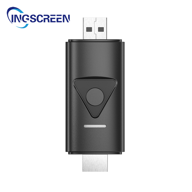 INGSCREEN Universal 5Ghz WiFi Dongle Wireless Display Receiver for PC Phone Tablet TV Projector Mirroring-Audio Video Accessory