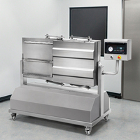 Scelleuse verticale industrielle pour poissons, dattes, machine automatique à emballer sous vide à double chambre, brique de riz, scelleuse sous vide liquide