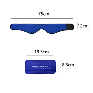 Faccia impacco di ghiaccio per i denti del giudizio, la mascella, il dolore al mento. Impacco caldo e freddo per la chirurgia facciale, involucro regolabile comprende 4 confezioni di <span class=keywords><strong>Gel</strong></span> morbido - Product Image 3
