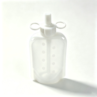 Sac de conservation de lait maternel en silicone de qualité alimentaire, pochette à jus réutilisable, sans BPA, anti-fuite, congélable, autoportant, pour boisson bébé, OEM