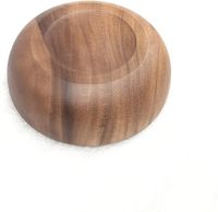 Ensemble de bols en bois 9.45 pouces en bois d'acacia grand bol de service à salade bol à mélanger en bois fait à la main ensemble d'ustensiles