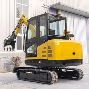 Envío gratis, puerta a puerta, 1,8 T, 3,5 toneladas, miniexcavadora pequeña, juego de accesorios, excavadora hidráulica sobre orugas con pistas de goma a la venta - Product Image 3