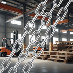 Chaîne en acier au carbone galvanisé à chaud de 1/8 po x 33 pi, capacité de 350 lb, pour levage et traction - Product Image 2