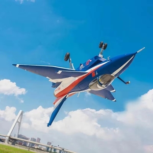 Avión de Combate a Control Remoto FMS EDF Jet 64mm J-10 PNP, Avión <span class=keywords><strong>RC</strong></span> Profesional, Dragón Vigoroso - Product Image 4