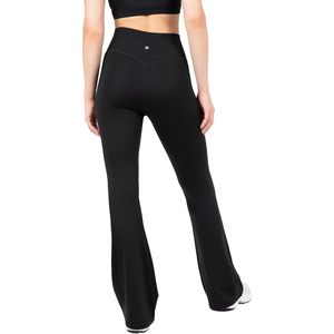 Custom Active High Waist Crossover <b>Flare</b> <b>Leggings</b> For Women Buttery Soft Yoga Pants V Shape Waistband No Side Seam - Product Image 2