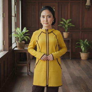 Ensemble de sweat-shirts décontractés pour femmes musulmanes, en coton, de style sportif, prix d'usine, qualité constante, vente en gros - Product Image 2