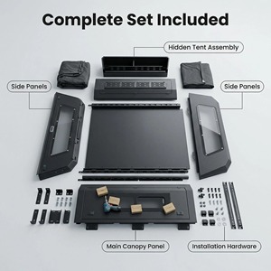 ฝาครอบกระบะท้ายรถโตโยต้า ไฮลักซ์ ปี 2016-2023 แบบม้วนเก็บได้ สำหรับรถแบบ Extra <span class=keywords><strong>Cab</strong></span> กันน้ำ พร้อมระบบล็อค  วัสดุอะลูมิเนียม - Product Image 2