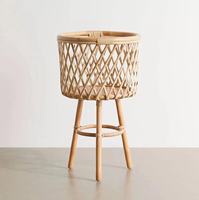 Offre spéciale Paniers en bambou naturel, pot de fleurs en bambou, support de fleurs, support de plantes d'intérieur, décoration pour la maison